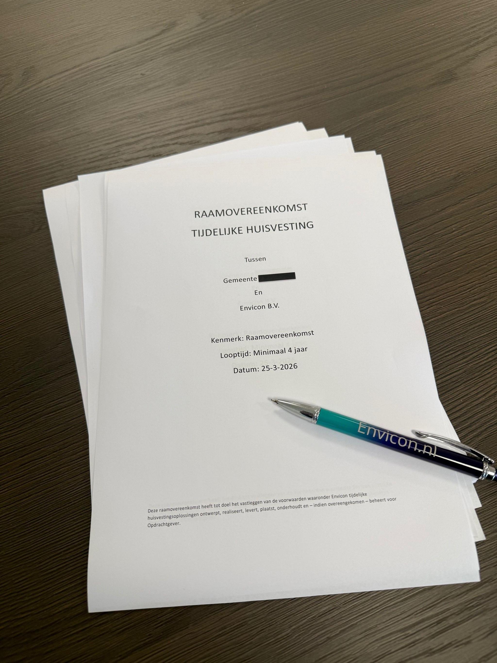 Envicon krijgt aanbesteding gegund en sluit nieuwe raamovereenkomst met gemeente