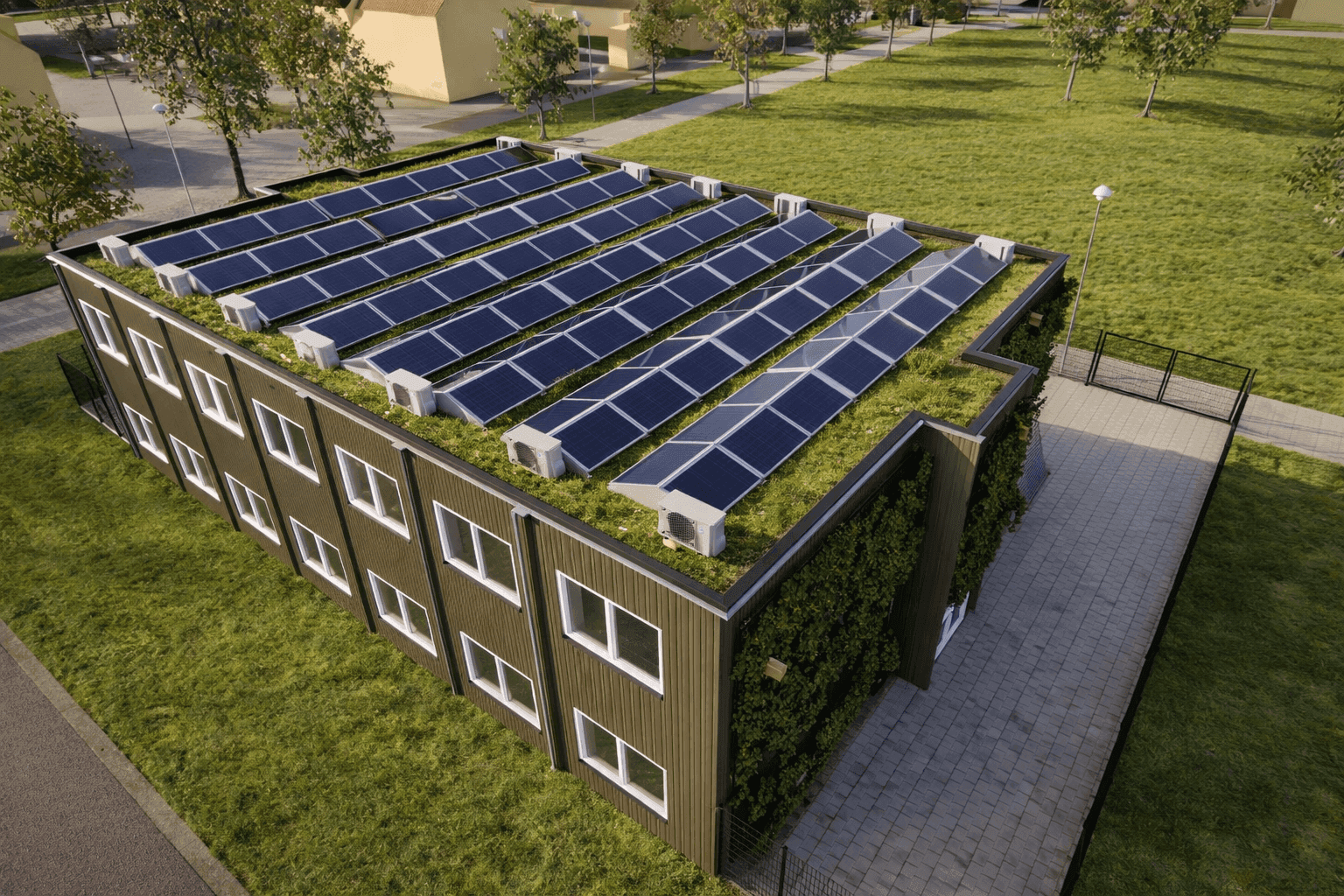 Modulaire gymzaal voor onderwijs