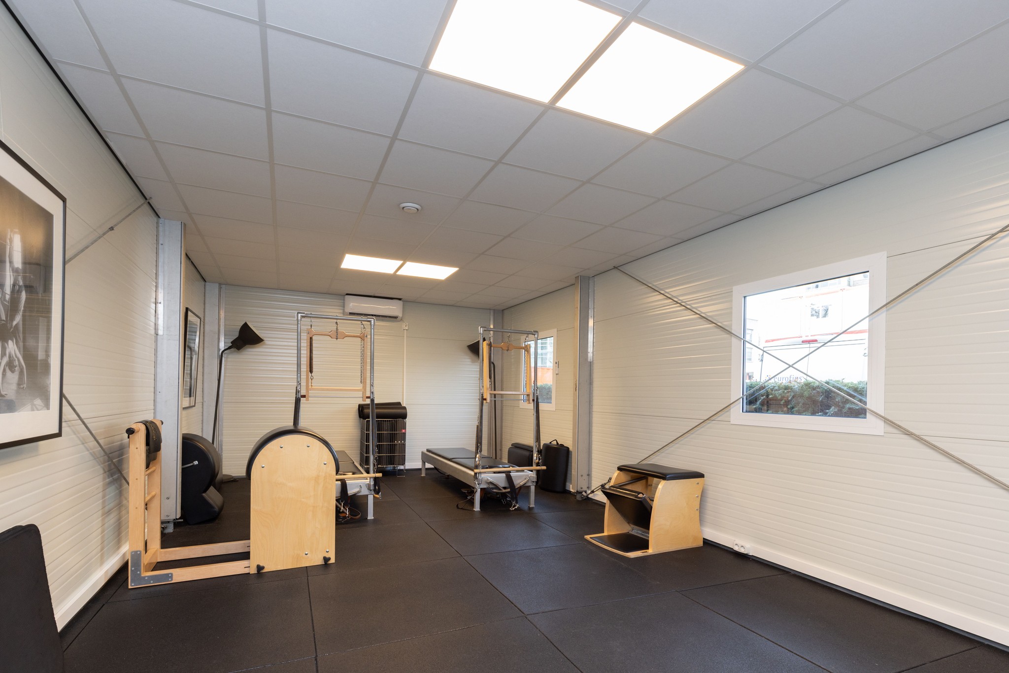 Tijdelijke fitnessruimte opgeleverd - Image 1