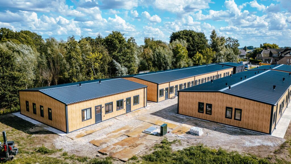 Tijdelijkse woningen in Giessenburg